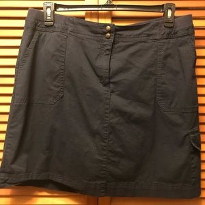 Navy skort